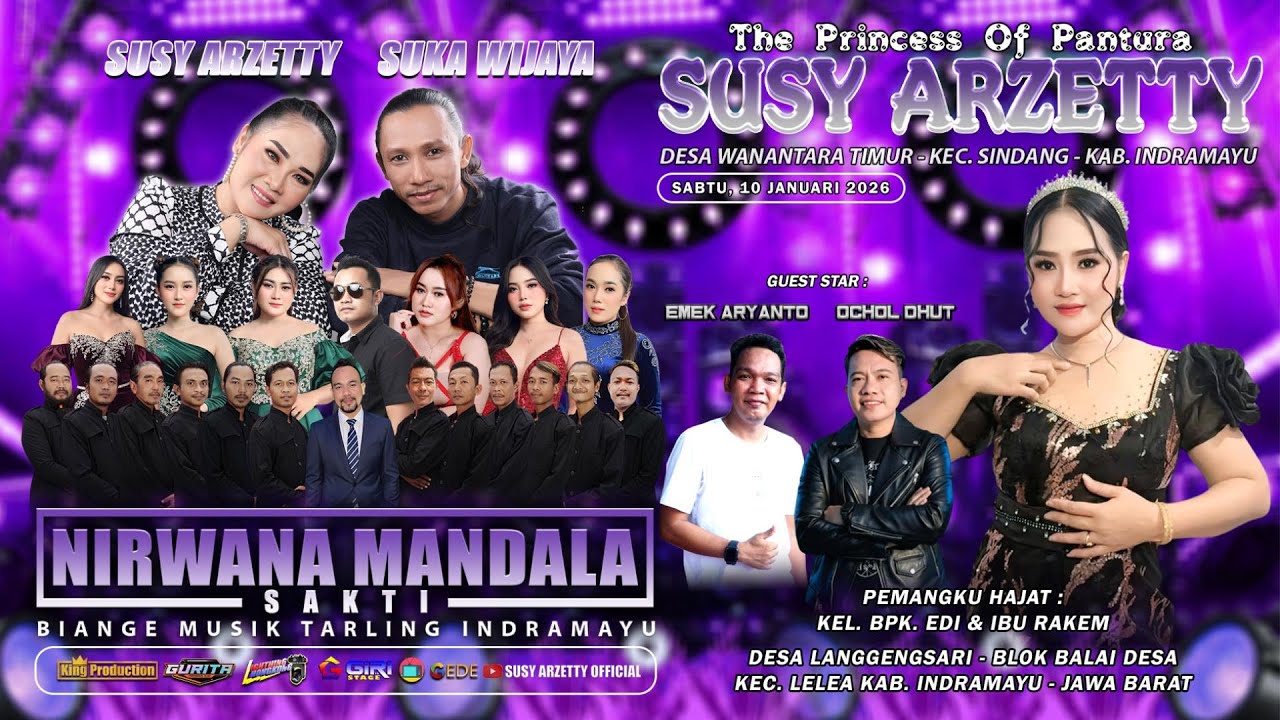 LIVE NIRWANA MANDALA SAKTI SUSY ARZETTY | SABTU, 10 JANUARI 2026 | LANGGENGSARI - LELEA [MALAM]