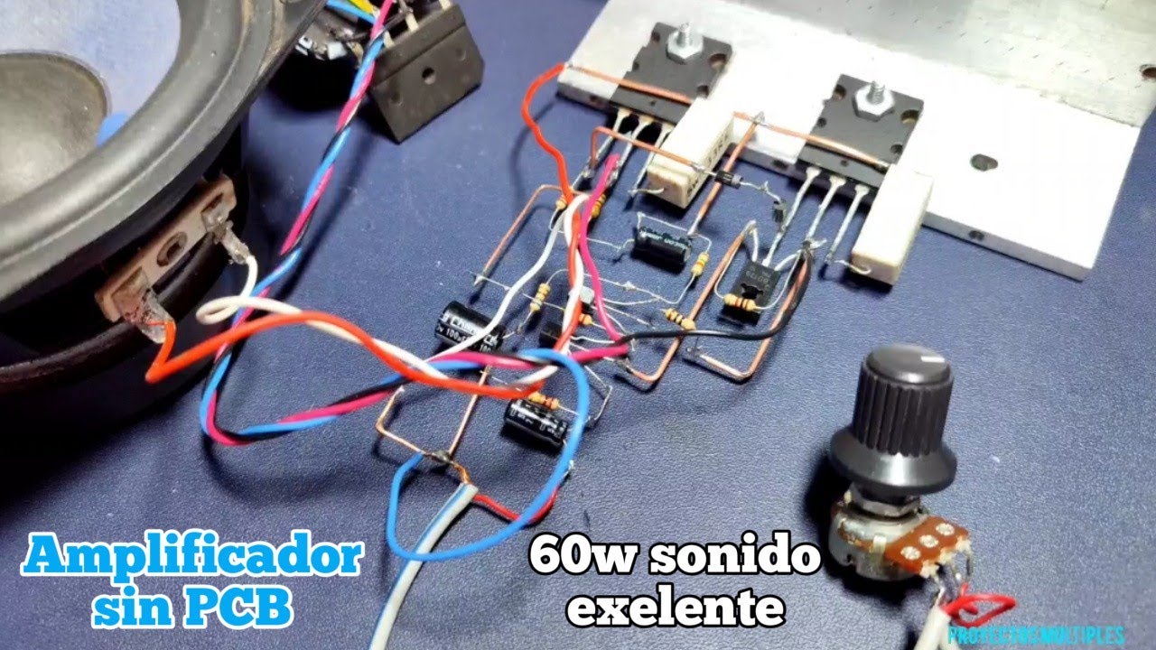 Amplificador De 60 Watts Con Exelente Sonido
