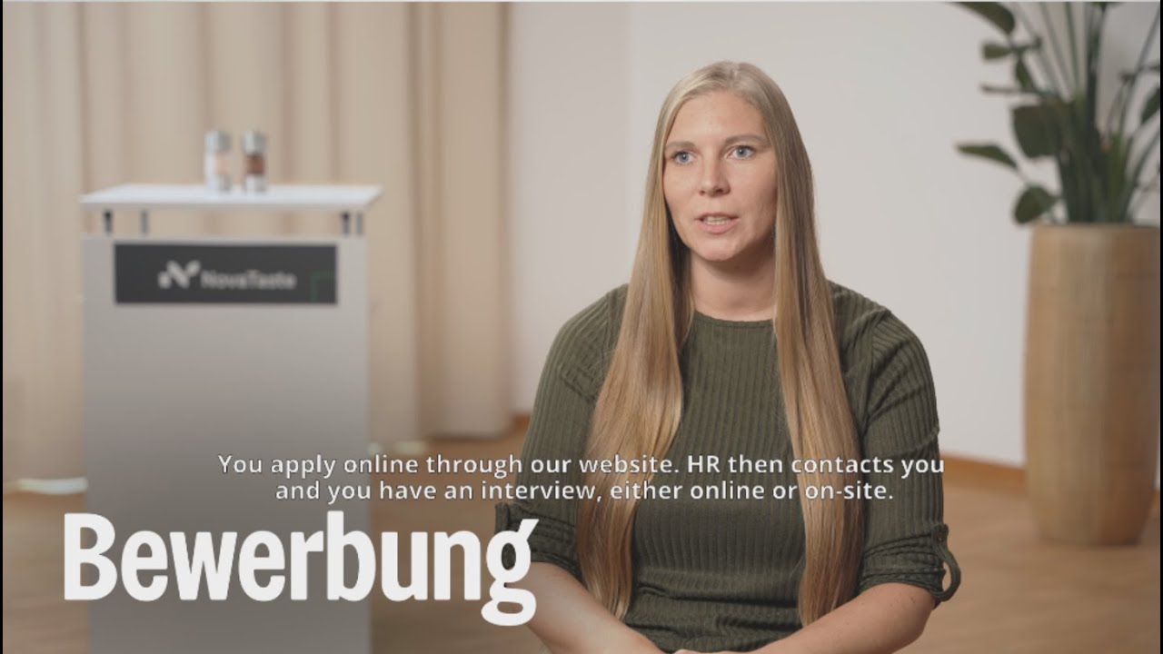 NovaTaste Bewerbung 2026