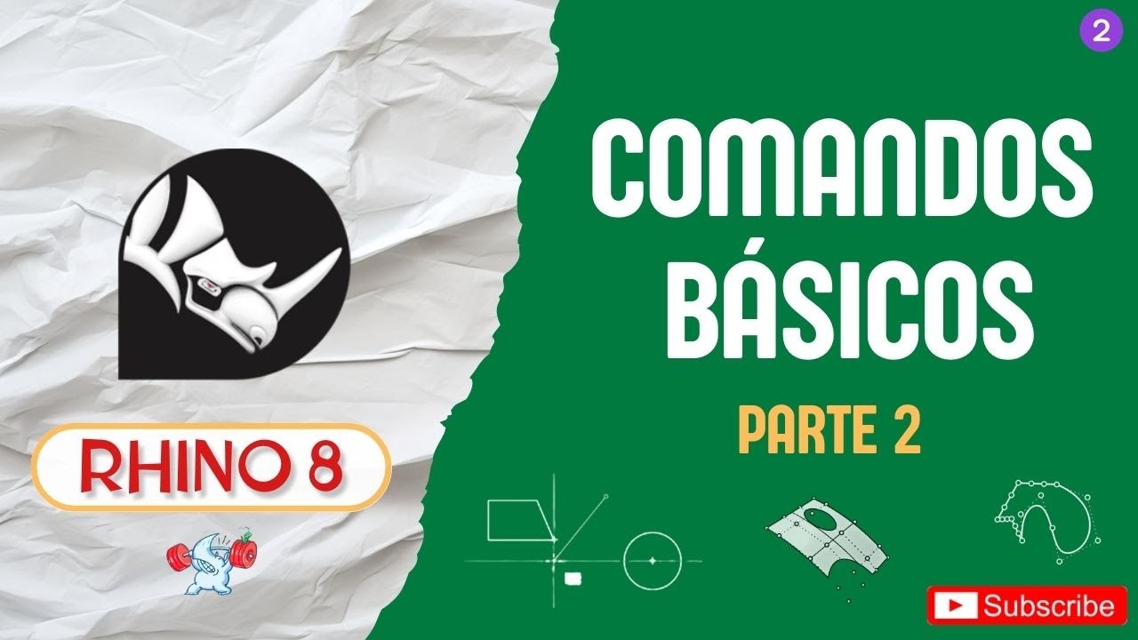 Rhino 8 – Guía Básica de Comandos | Parte 2
