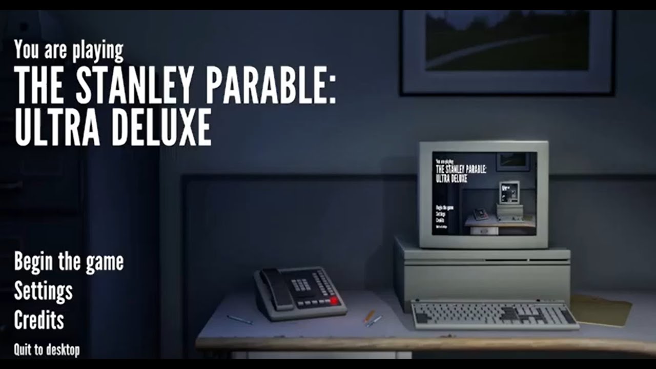 the Stanley parable ultra deluxe all original endings part 1 ~ Full Gameplay ~ No Commentary ~arms