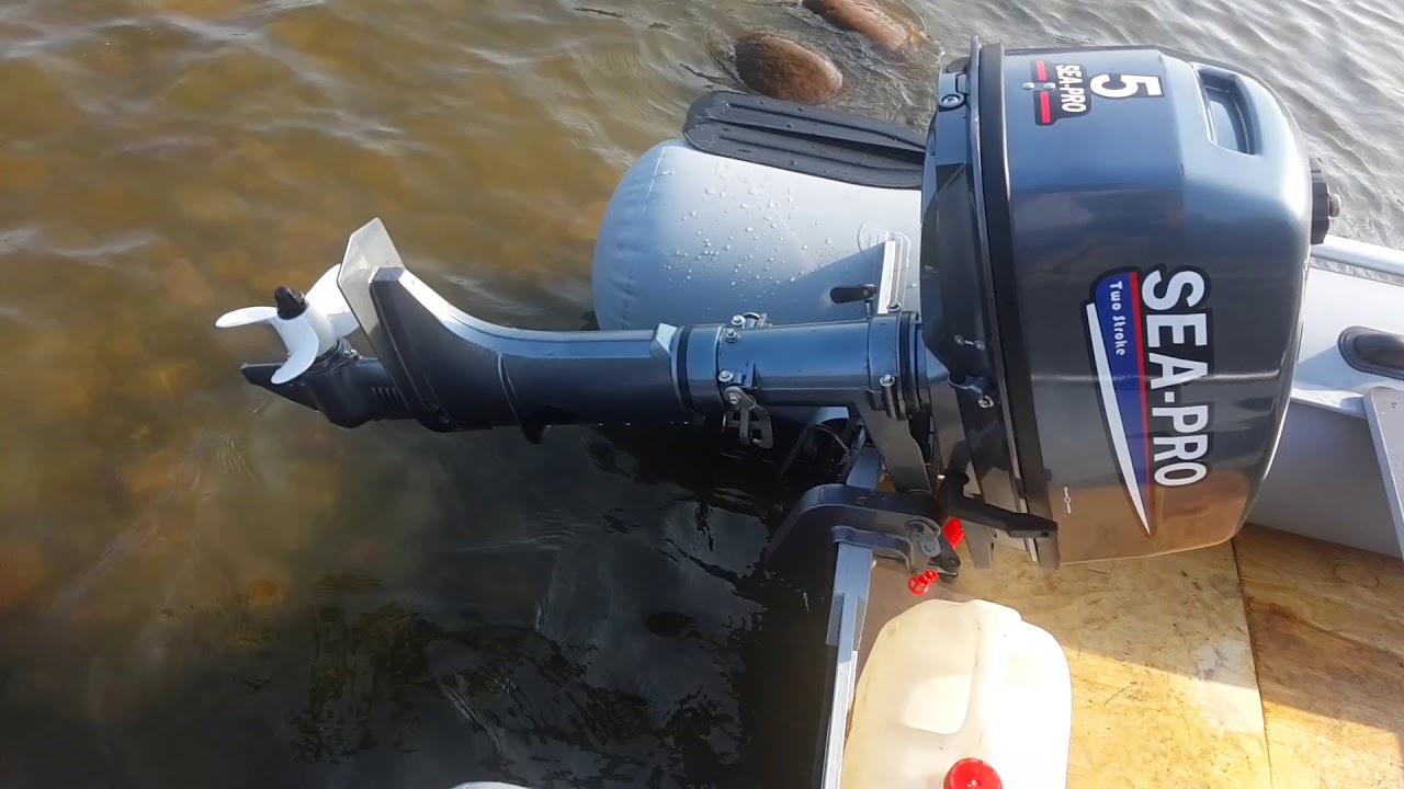 Лодка Фрегат 280 Е +  Мотор Sea-Pro Т 5S Первый взгляд.