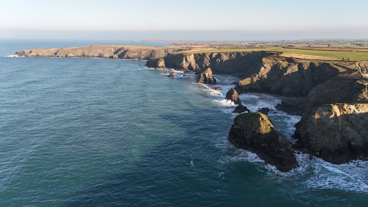Bedruthern Steps, North Cornwall 4K