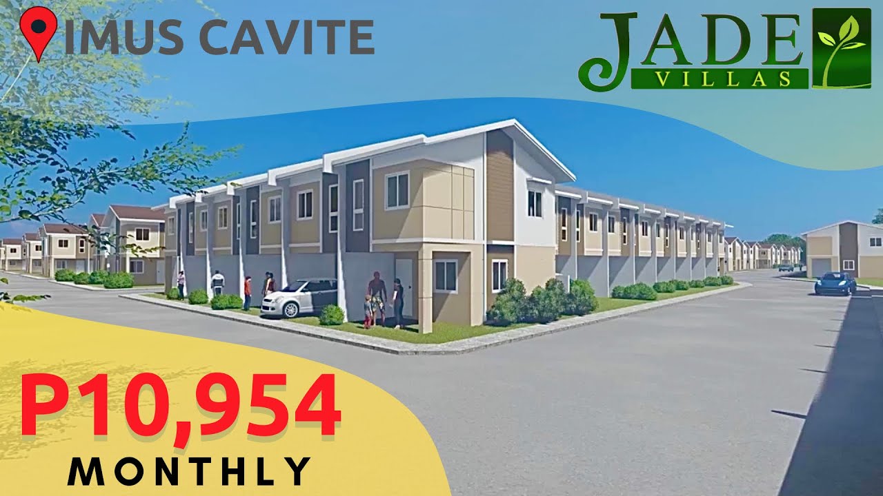 3 Bedroom Jade Villas for only P10,954/Month @ Imus Cavite!