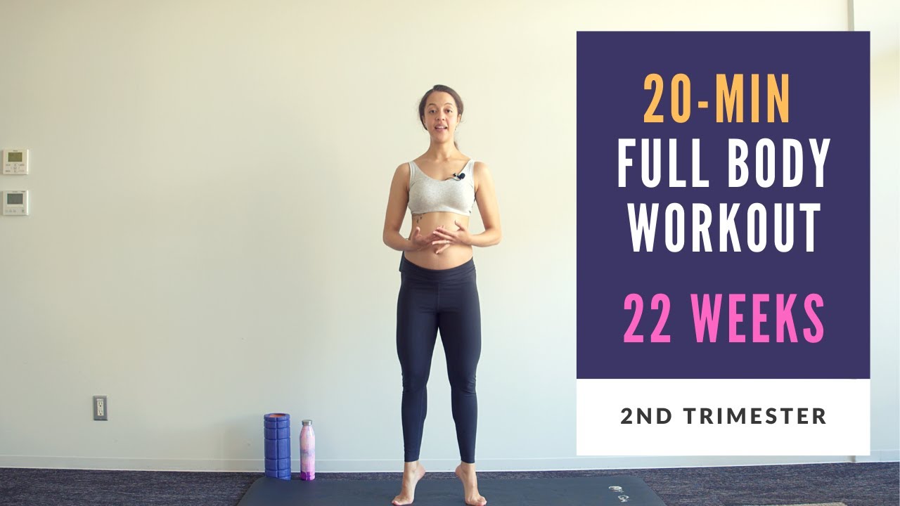 Week 22 of Pregnancy | 20-min Full Body Prenatal Workout