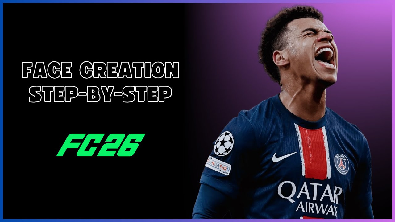 How to create DESIRE DOUE in EA FC 26 - TUTORIAL Face Creation