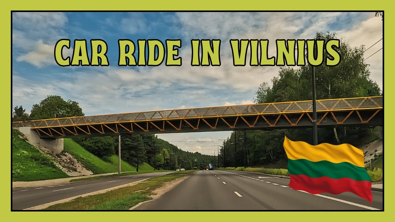 Вильнюс, Литва Езда на Машине | Виды Города и Улицы 🚗 🇱🇹