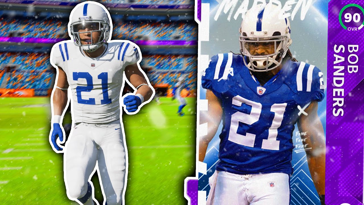BOB SANDERS LAYS THE LUMBER - Madden 21 Ultimate Team Team Diamonds