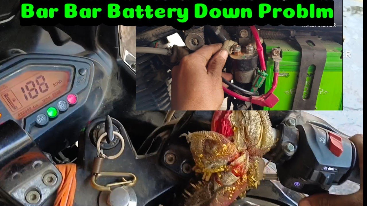 Bajaj Pulser 220 bike Self starting and battery charging problem.