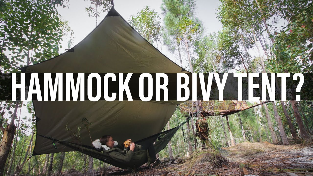 HAMMOCK OR BIVY TENT? | How to choose between a hammock and tarp or bivy tent emergency shelter