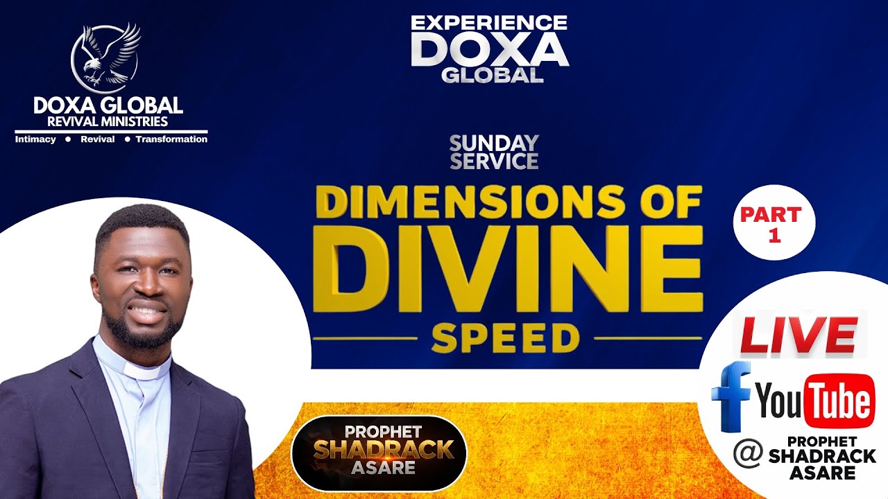 Sunday Online Doxa Global Service| Dimensions of Divine Speed||Part 1|11.01.2026