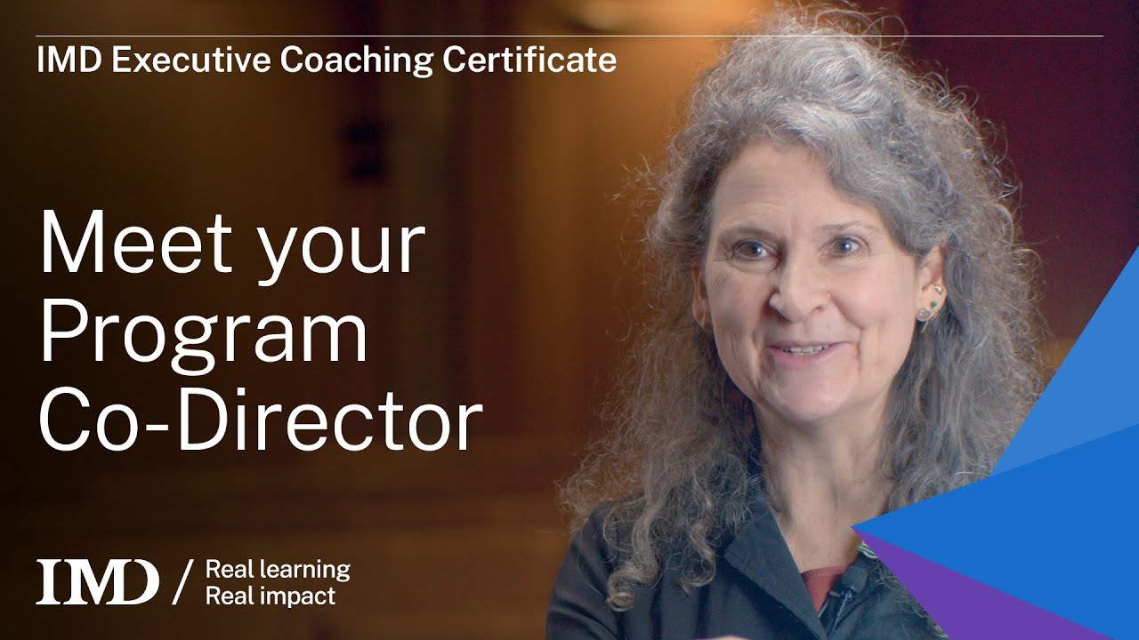 IMD Executive Coaching Certificate: Meet your Program Co-Director Susan Goldsworthy OLY