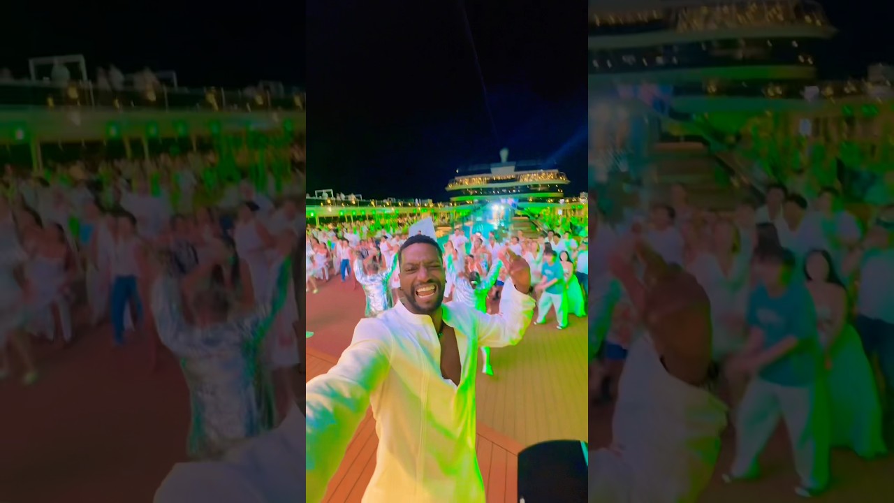 Ещё один рабочий день на круизном лайнере 🕺🏾🛳️