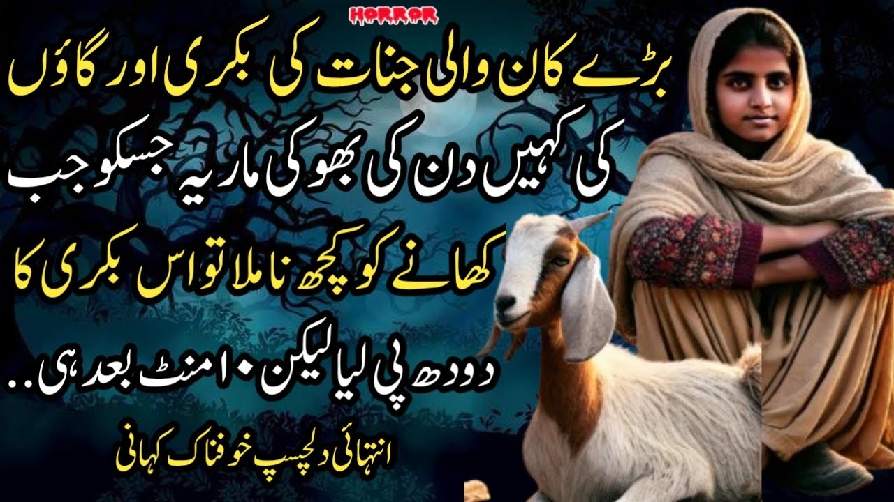 Baray Kaan Wali Jinnat Bakri Aur Gaon Ki Kahin Din Ki Bhooki Maria Jisko Kb Khaney Ko Kuch Na Mila T