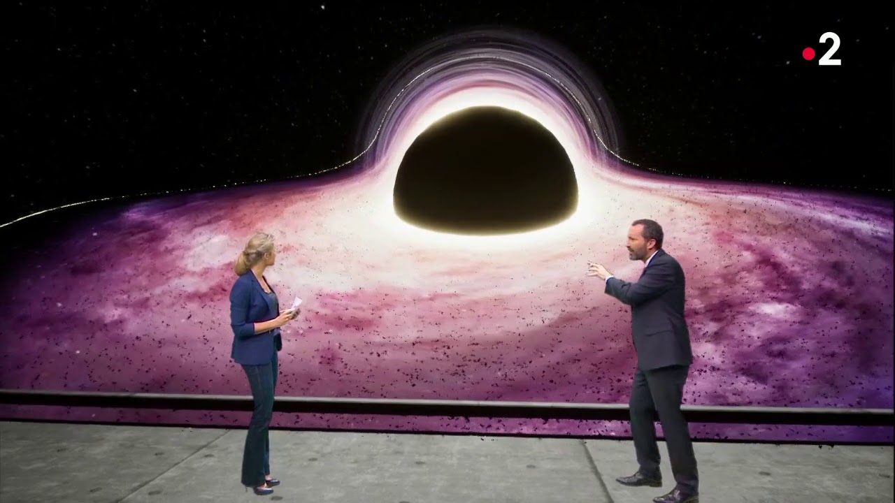 LA PREMIERE IMAGE D'UN TROU NOIR - JT 20H FRANCE 2 -10/04/2019