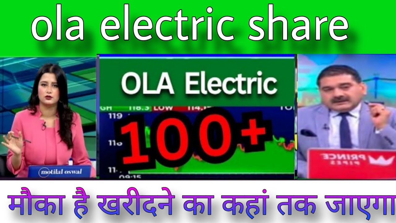 Ola electric mobility share latest news today