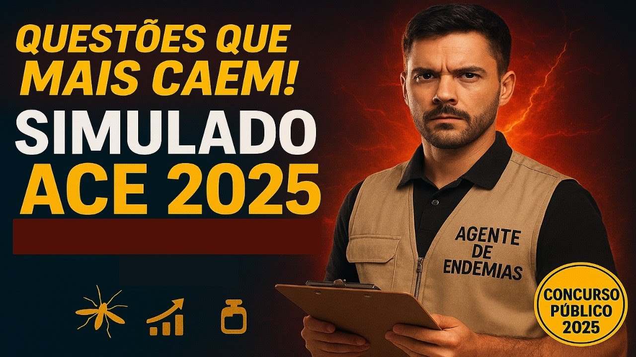 Simulado ACE 2025: Questões Comentadas de Conhecimentos Específicos para Concurso Público