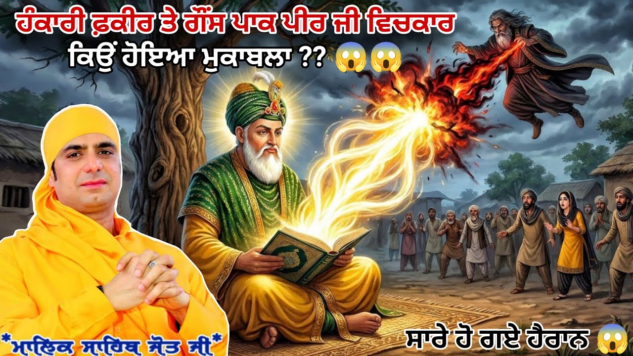 ਹਜ਼ੂਰ ਗੌਂਸ ਪਾਕ ਪੀਰ ਜੀ ਦਾ ਮਜਾਕ ਉਡਾਉਣਾ ਕਿਵੇਂ ਪਿਆ ਮਹਿੰਗਾ ? 😱 Satsang - Malik Sahib Jot Ji 