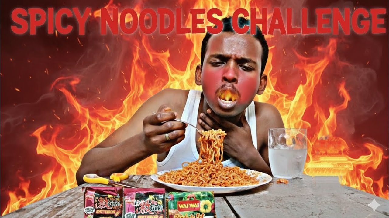 Part -2 Korean spicy 🔥 noodles challenge 