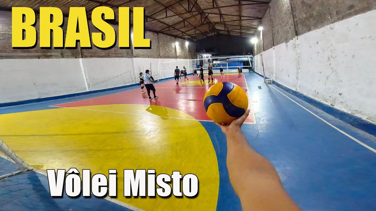 Vôlei em Primeira Pessoa - Turma Mista Amador - SP -  Brasil