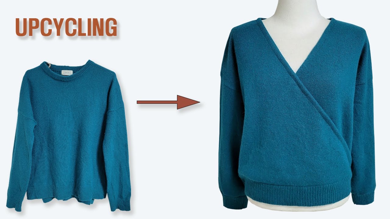 DIY Upcycling a knit|니트 리폼|스웨터|sweater|가디건|Cardiganㅣ안입는옷 리폼|Refashion|옷수선|옷만들기