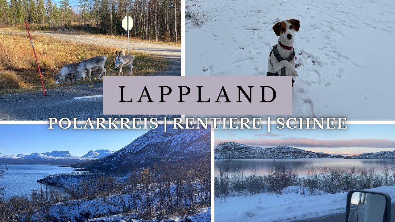 Lappland Schweden mit Wohnmobil (Polarkreis, Rentiere und Schnee) Anfang Oktober