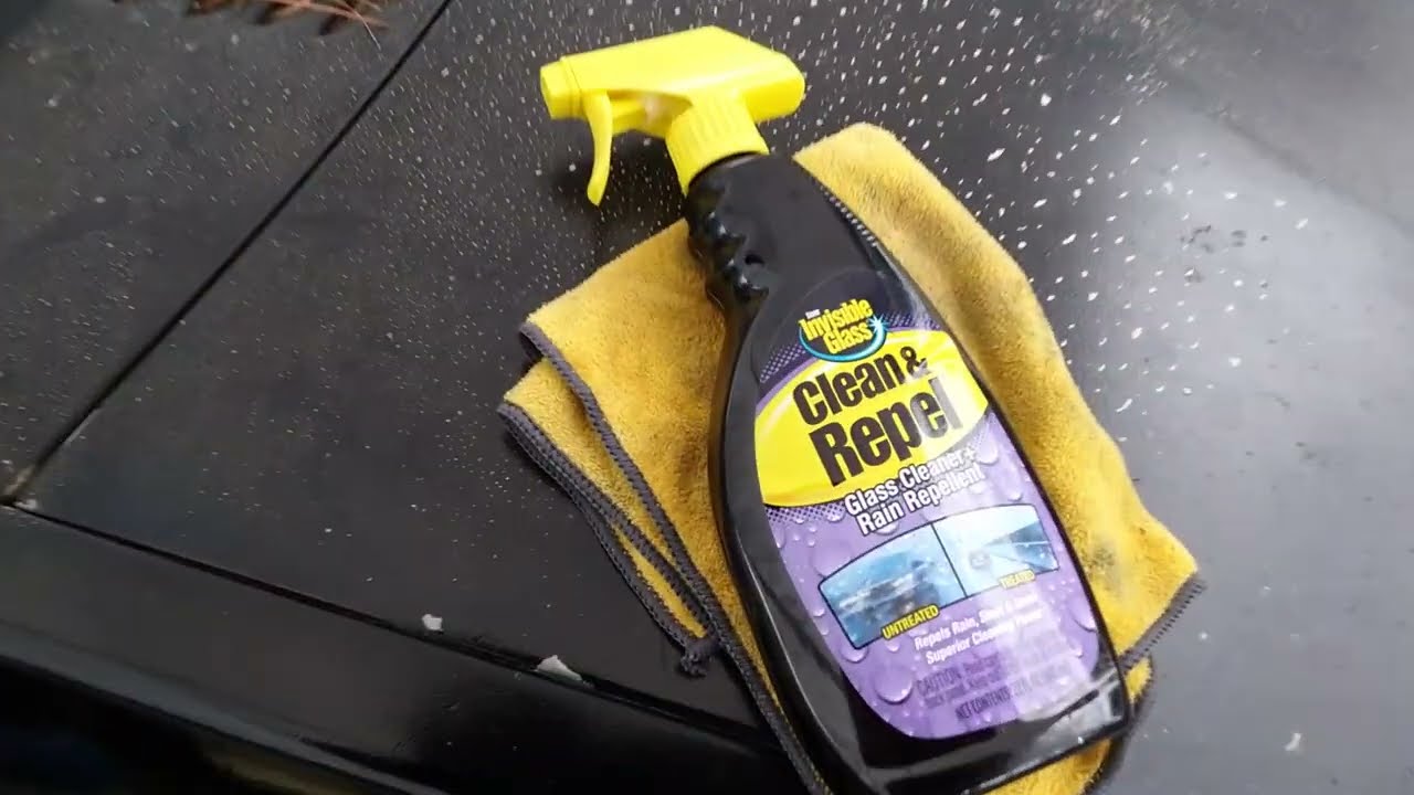 invisible glass clean & repel test on the dirtiest windshield on the planet 🤣🤣🤣🤣🤣