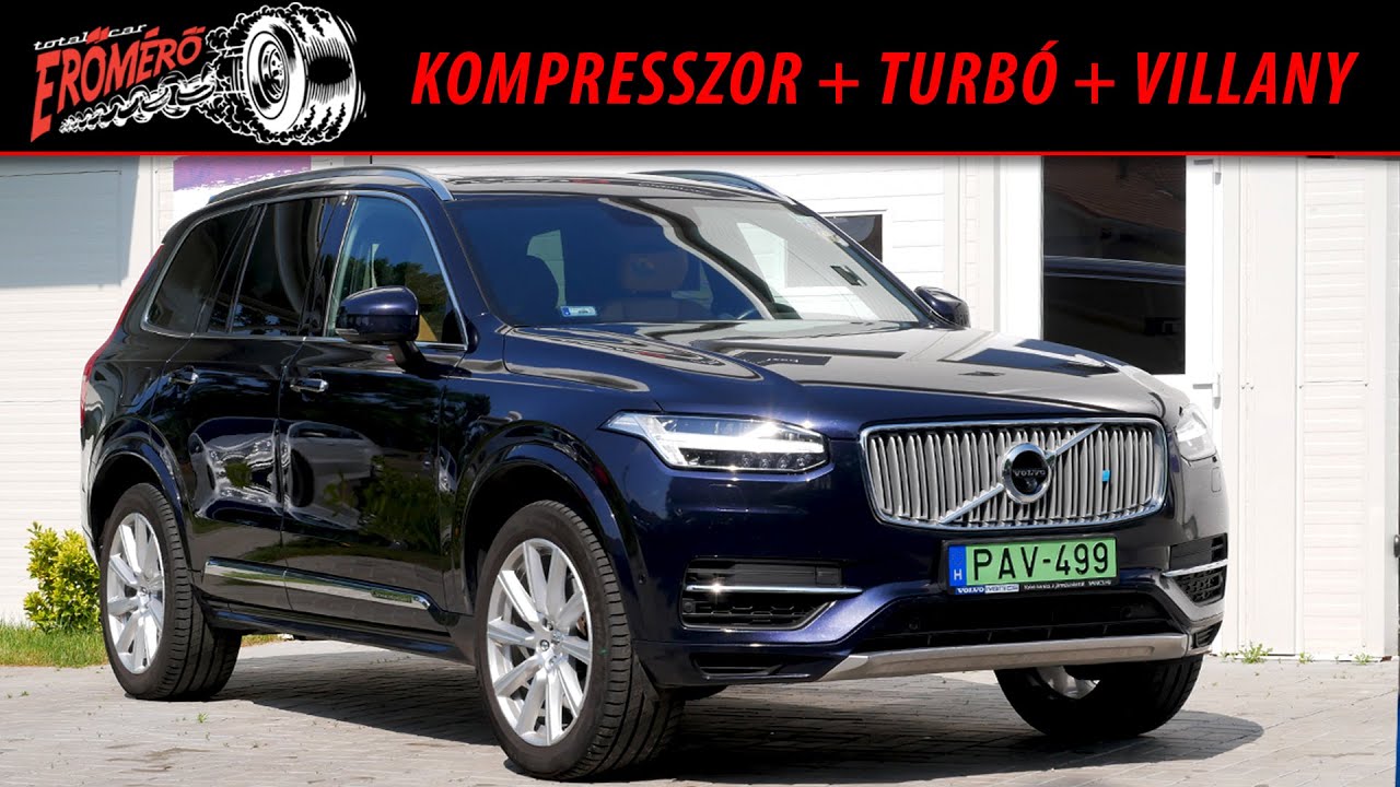 Volvo XC90 T8 TWIN - Totalcar Erőmérő