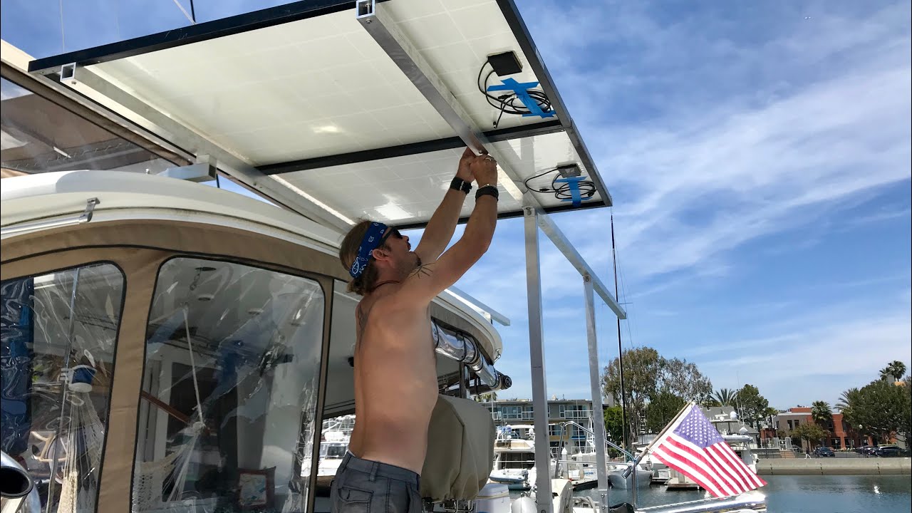 Ep. 13 - Lagoon 400 Solar Installation on a Budget - Part 2