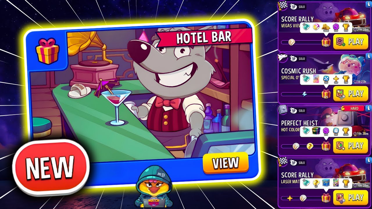 NEW STORY: HOTEL BAR 🔥 x4 Solo: HARD Hot Color, Laser Matches, Special O’Rama, Vegas Views