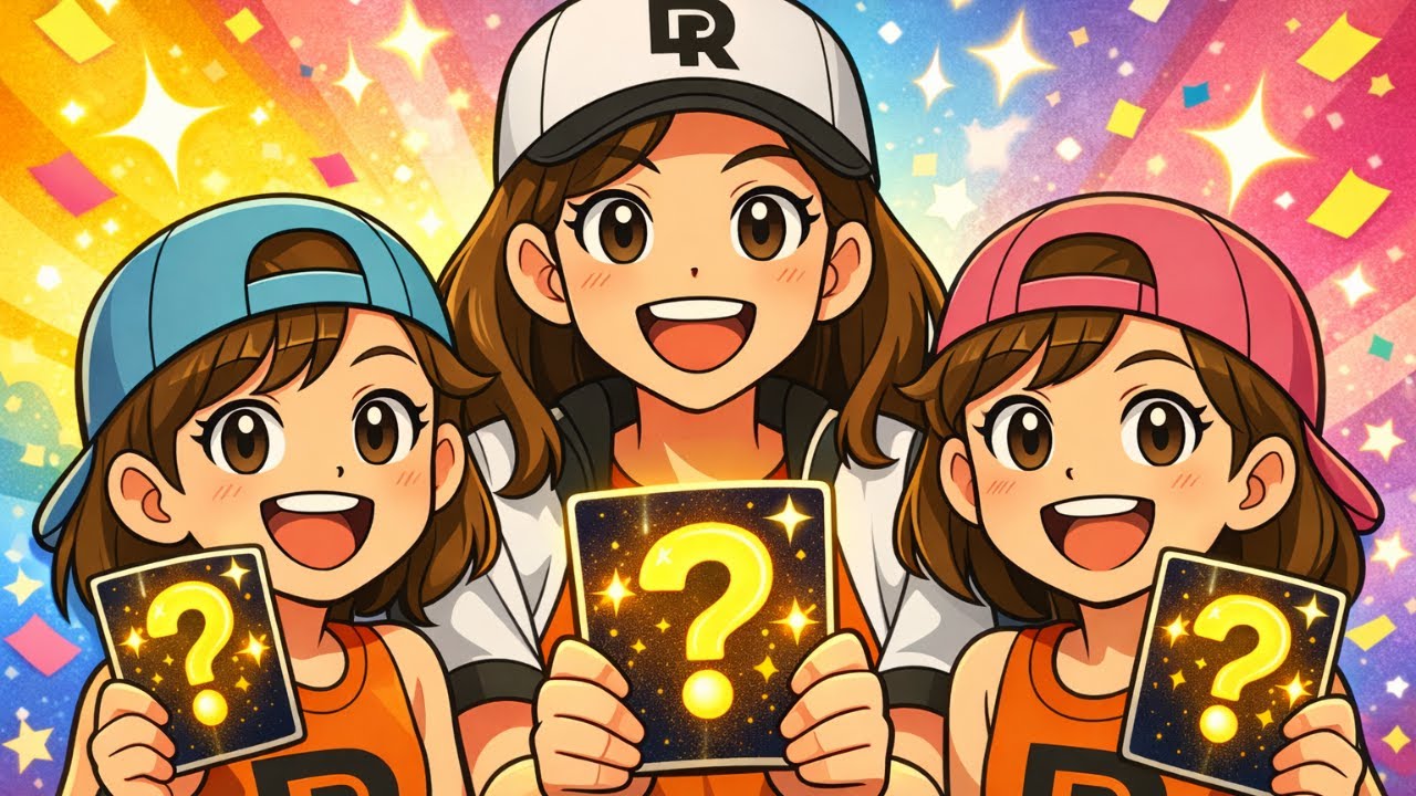 Competição de Meninas! Mamãe vs Gêmeas abrindo Pokémon Fogo Fantasmagórico 🔥