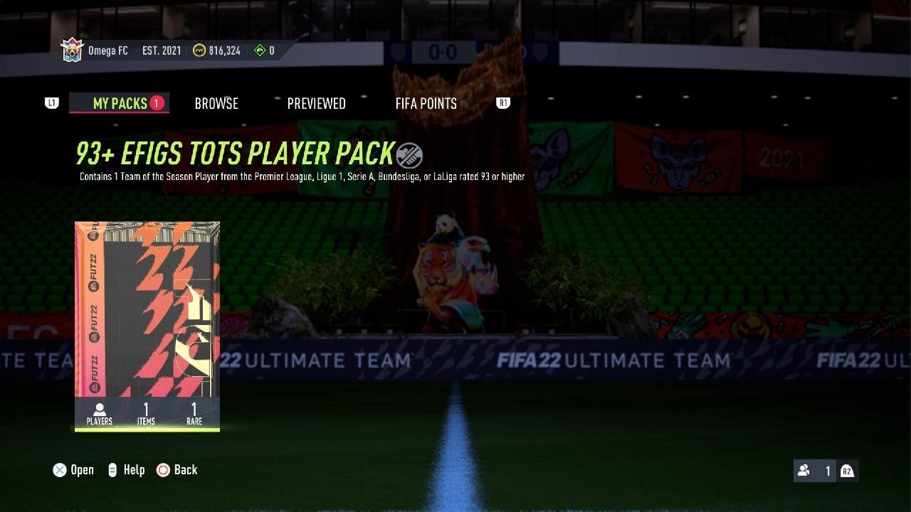 93+ EFIGS TOTS UPGRADE PACK!! FIFA 22