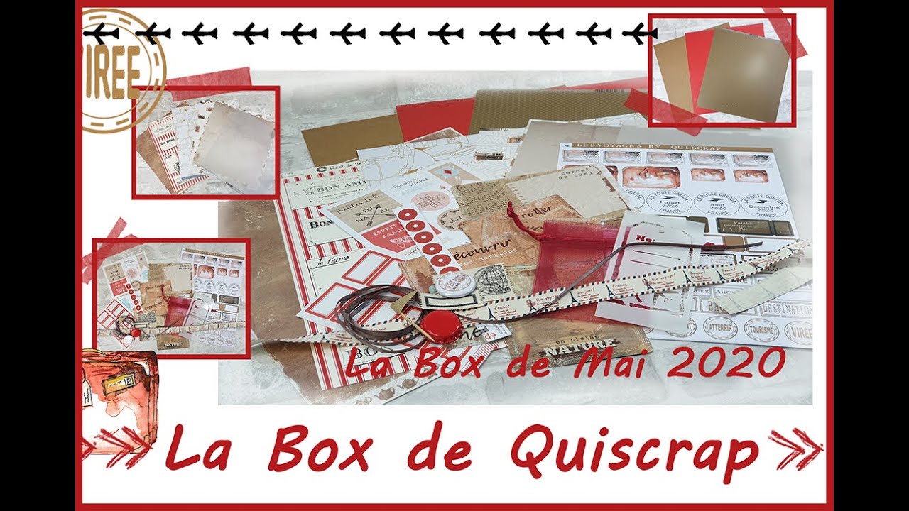 Pr&eacute;sentation de la Box de Mai 2020 de Quiscrap