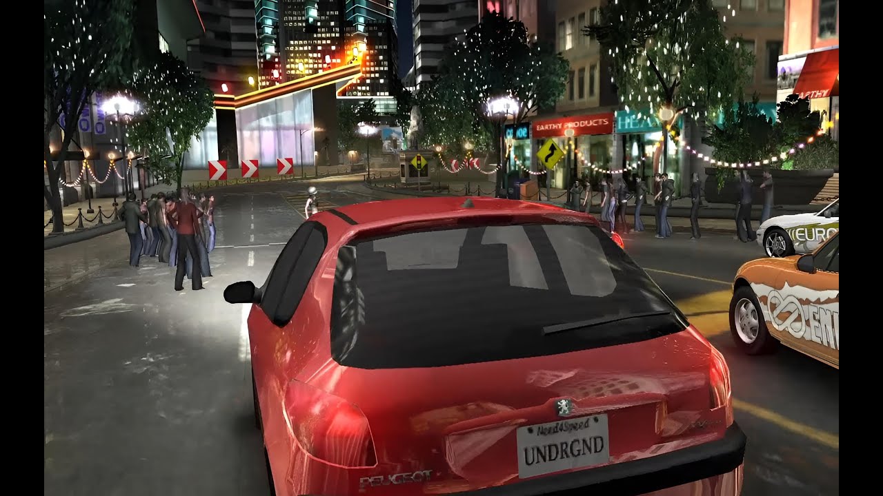 Peugeot 206 GTI - Circuito: Olympic Square - NFS: Underground