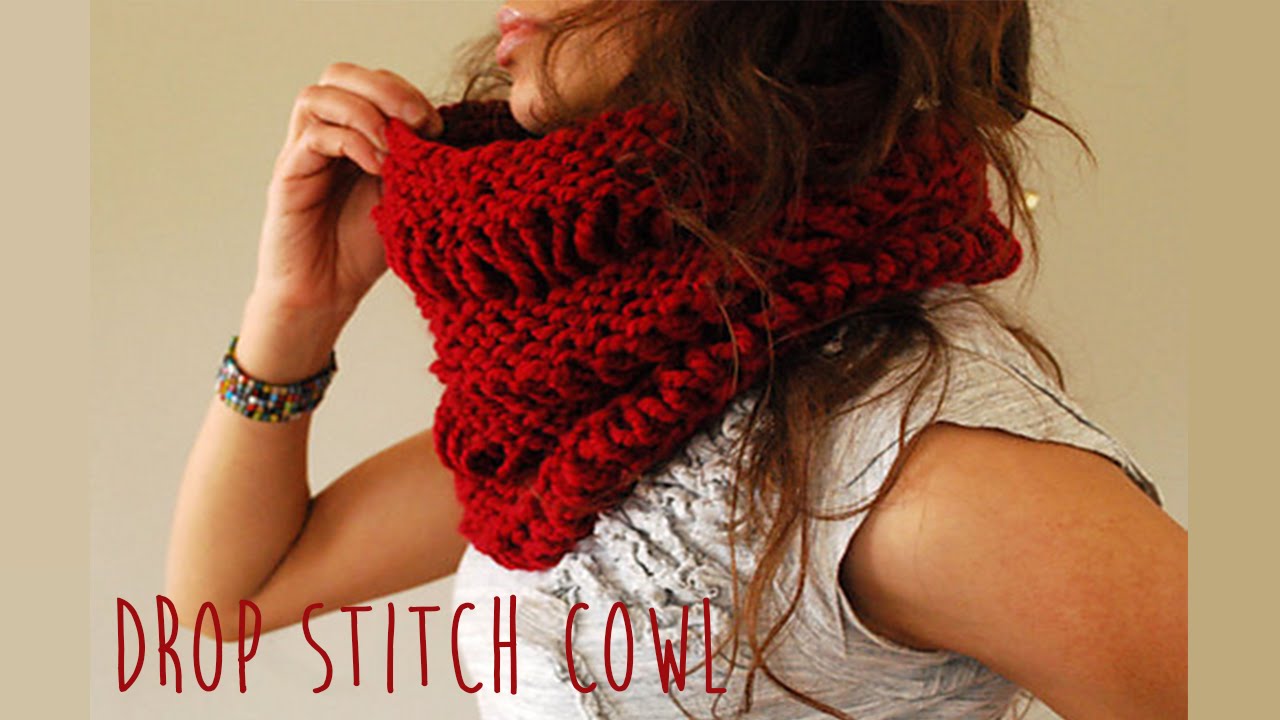 EASY KNIT - DROP STITCH COWL