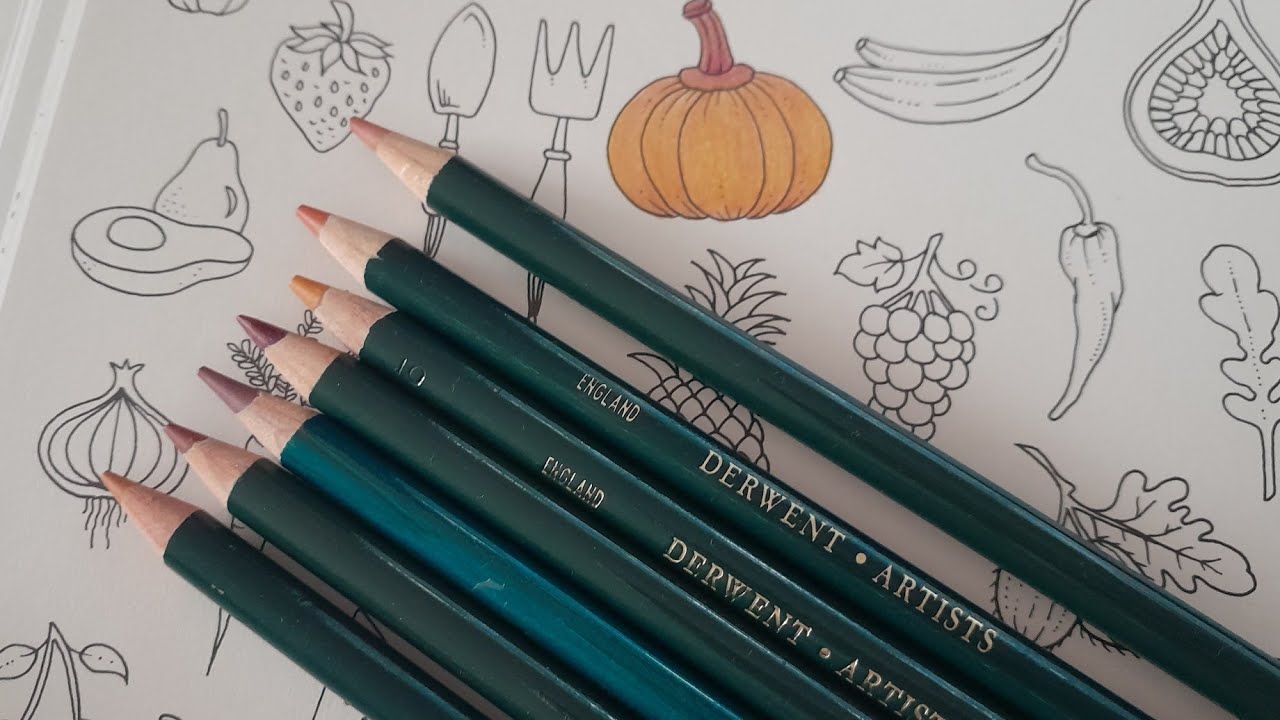 Artist (Derwent) colored pencils/ pastelková abeceda