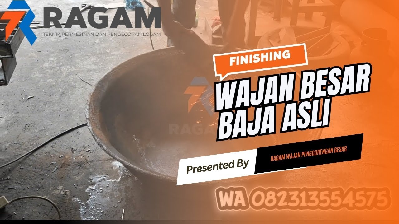 Wajan Jedi Baja Tebal, Anti Lengket & Tahan Panas untuk Usaha Kuliner || WA 0823 1355 4575