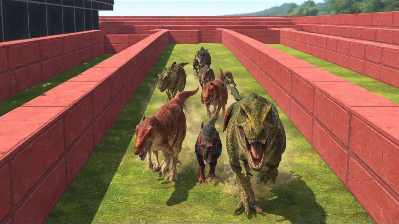 ARBS MEGA MAZE RACE – Which Dinosaur Will Escape First?