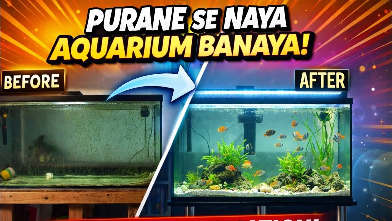 Aquarium banana start kar diya 🥰