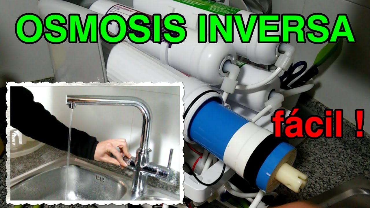 Instalación de un equipo de Osmosis Inversa en casa
