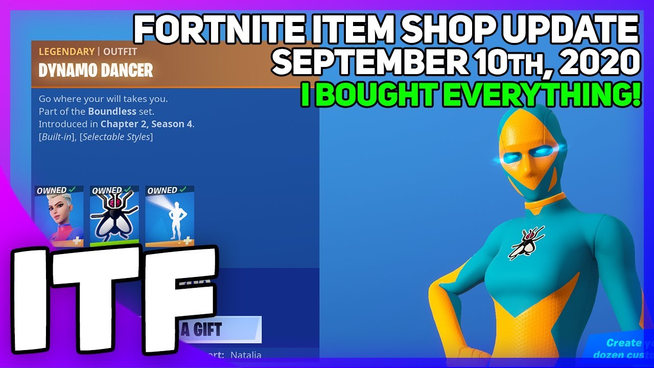 Магазин предметов Fortnite *Я БУКВАЛЬНО ВСЁ КУПИЛ!* [10 сентября 2020 г.] (Fortnite Battle Royale)
