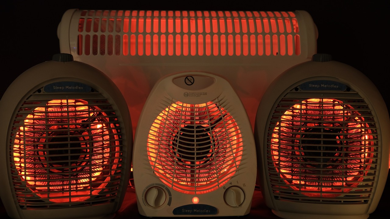 😴 4 Heater Deep Fan Sounds with Metal Fan Noise For Sleeping, Relaxing and Reducing Stress