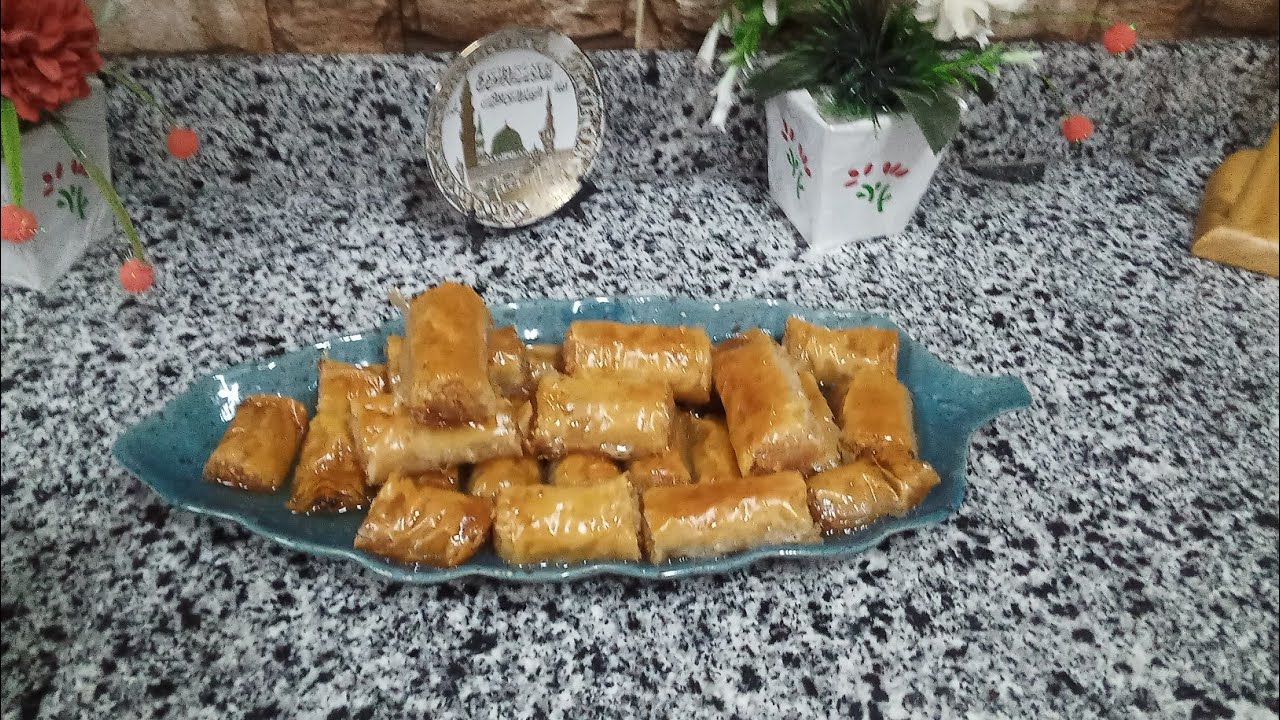 #تعالو نعمل # تحليه ممتازه#👍 جدا جلاش بالبسبوسه🥜 ومكسرات 💯جميل 💯جدا وروعه 💯