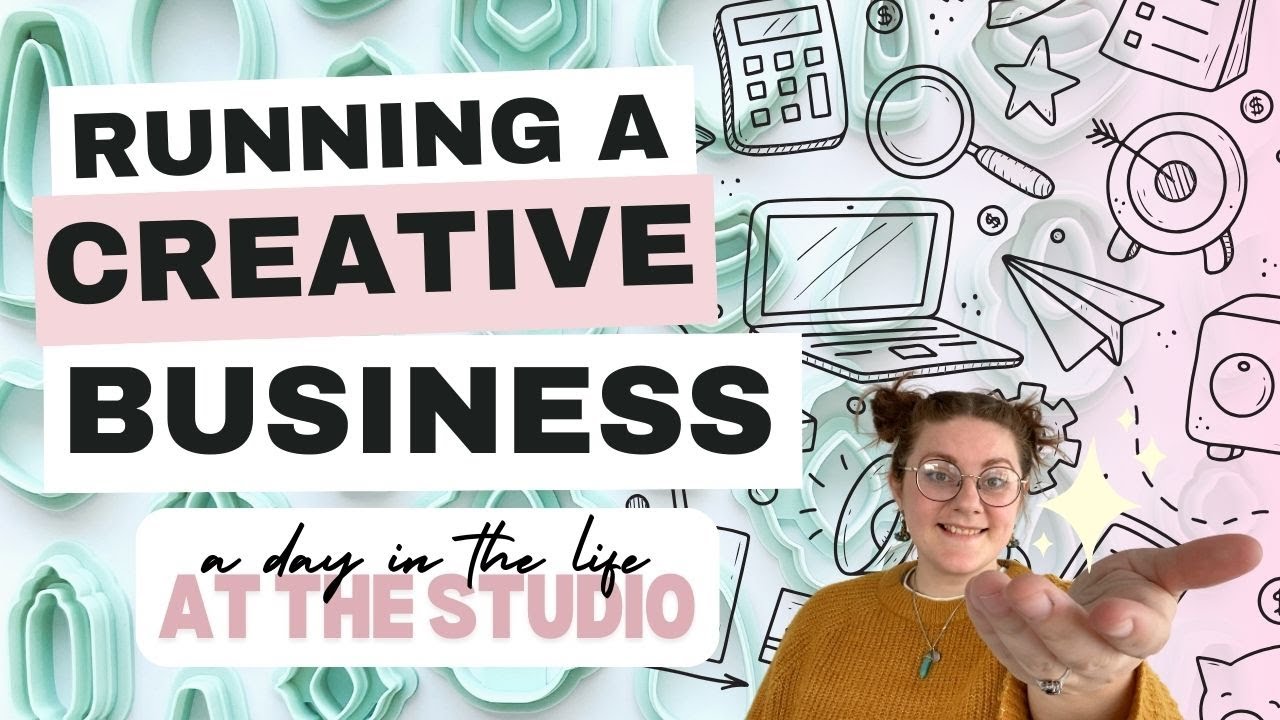 A day in the life at the studio: Running a creative business vlog