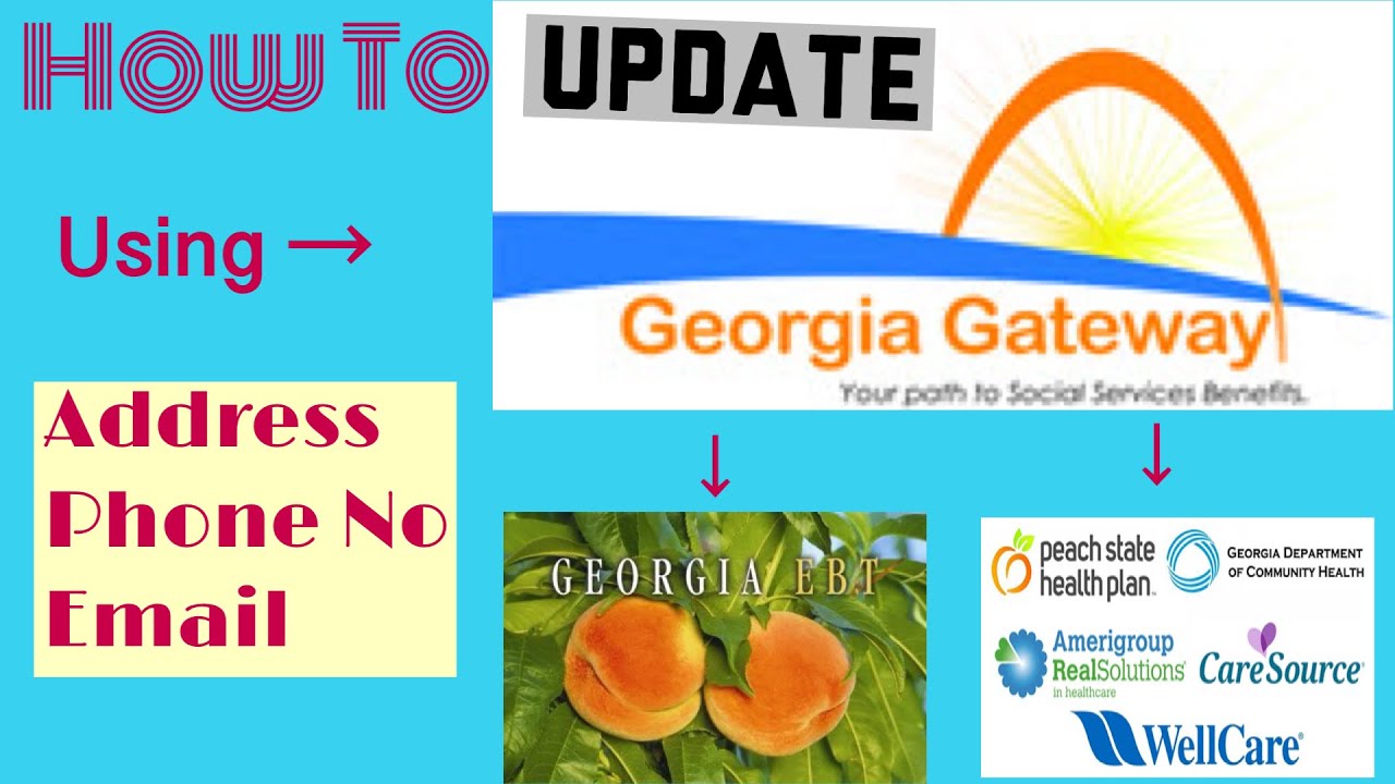 How to update address,phone number and email using gateway ga