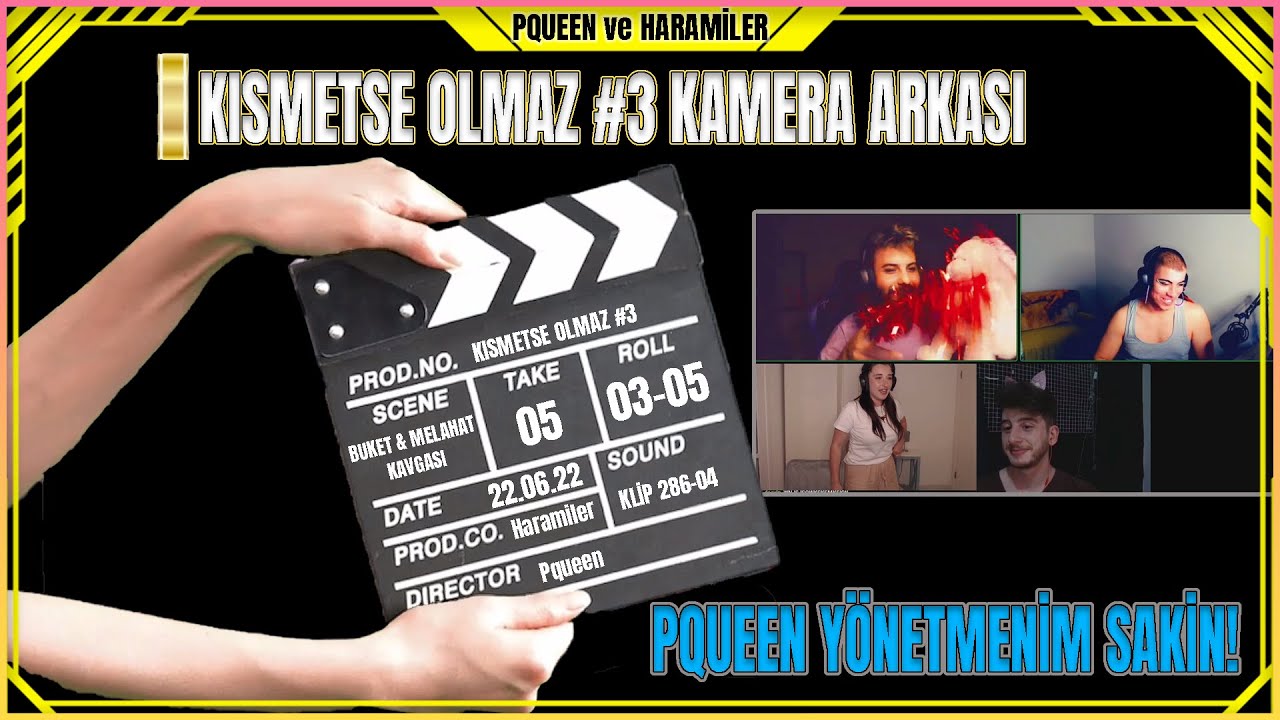 Pqueen - Kısmetse Olmaz [KAMERA ARKASI] Pqueen Yönetmenim Sakin!