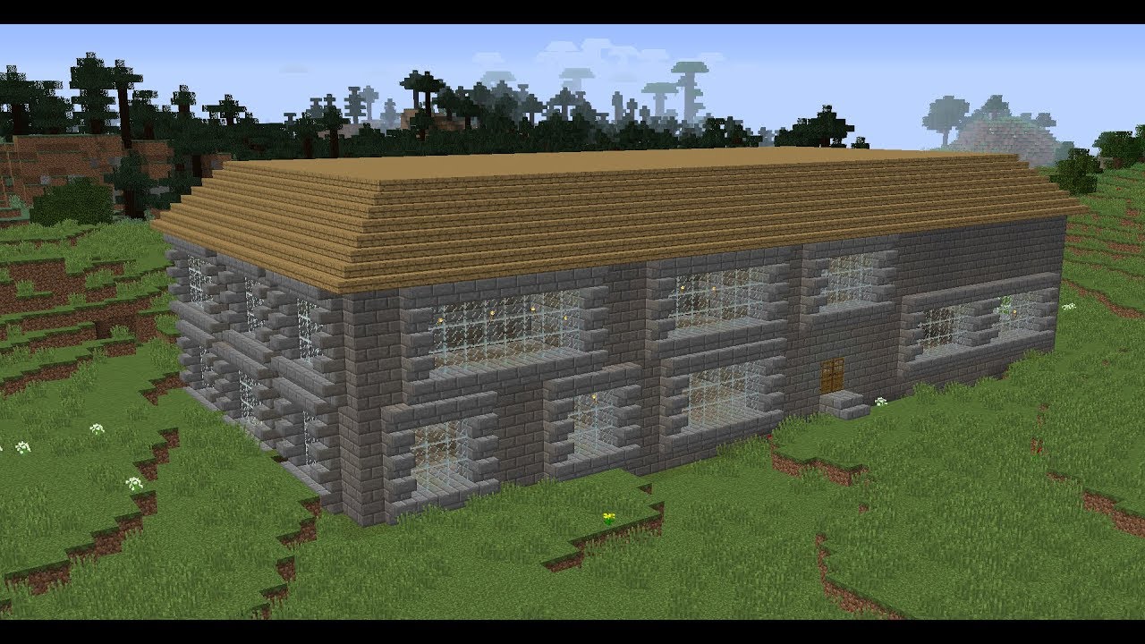 Kivitalo - Minecraft rakennustutoriaali