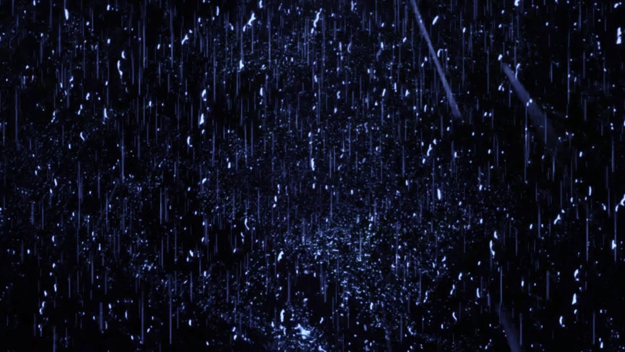 Soft and Gentel Night Rain, Dark Screen Rain, Rain Sounds for Relaxing Sleep, Insomnia