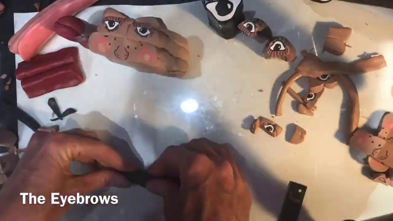 Polymer Clay Face cane