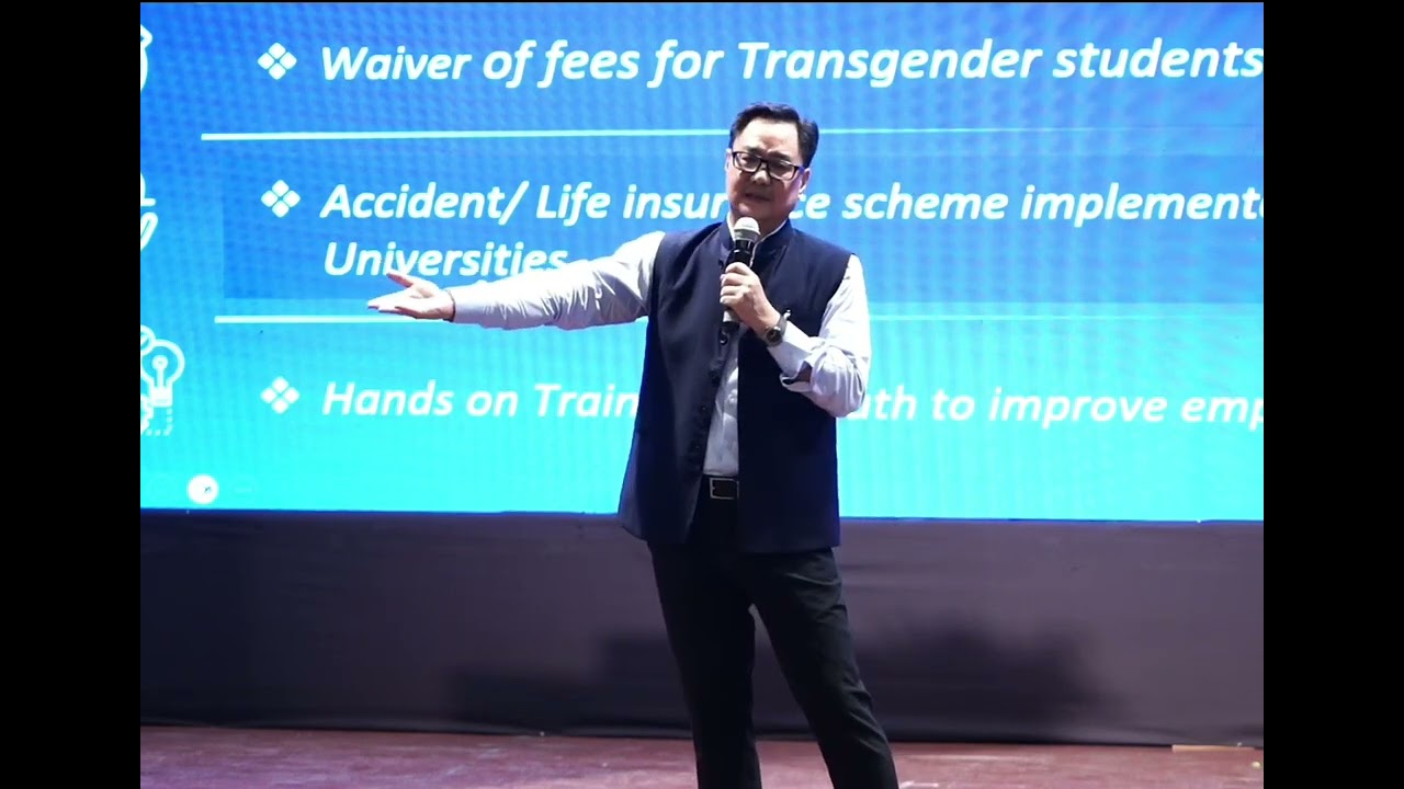 Viksit Bharat Event at addressed by Union Minister Kiren Rijiju at Pune PEC College of Engineering